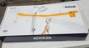 lot 26R image: Kohler Windet 3-in-1 Multifunction Shower System - Polished Chrome Finish