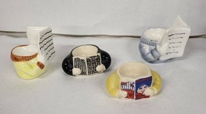 lot 34E image: Vintage Egg Cups (Lot of 4) - Made in Japan