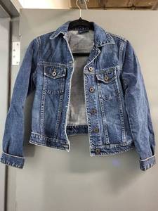 lot 35J image: Mavi 450 Catherine Slim Western Denim Jacket - Size S - Made in Turkey