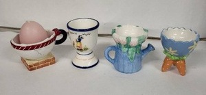 lot 43E image: Vintage Egg Cups (Lot of 4)
