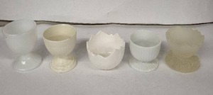 lot 51E image: Wedgwood Egg Cups (Lot of 5) - Vintage Porcelain