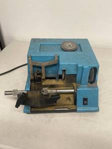 lot 23G image: Emerson Special Service Duty Key Cutting Machine Blue Electric Motor 14 HP 1725 RPM Used