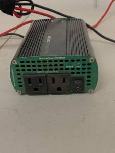 lot 32G image: Nature Power 400W Power Inverter Model 38204 12V DC to 120V AC Dual Outlet Car RV