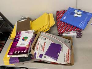 lot 34G image: Bulk Office Filing Folders & Labels Lot Pendaflex Smead Avery Corporate Express Supplies
