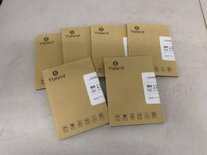 lot 68G image: 6 Ytaland 9H HD Tempered Glass Screen Protector Packs Tablet Size Sealed Retail Boxes