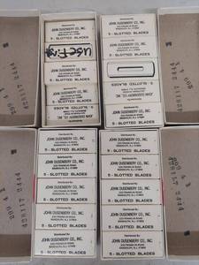 lot 98G image: John Dusenbery 88-178-1-CGI Slotted Blades Lot 350 Industrial Machine Cutter Refills