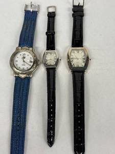 lot 25N image: Tag Heuer Diver Watch & 2 Quartz Roman-Dial Dress Watches