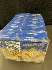 lot 6 image: Triscuit Original Made With Sea Salt Crackers 10 Boxes