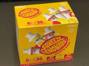 lot 15 image: Cirkul Squeeze Lemonade Variety Pack - 6 Sip Cartridges (120 ml total)