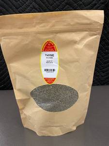 lot 16 image: Thyme 8 oz - Dried Thyme Leaves - BB 627