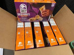 lot 23 image: Taco Bell Queso-Burrito Cravings Kit - 6 Cartons