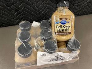 lot 26 image: Silver Spring Deli-Style Mustard Spicy Brown 9.5 oz - 9 Bottles
