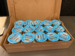 lot 92 image: Tostitos Nacho Cheese Dip Cup 3.625 oz - 30 Pack