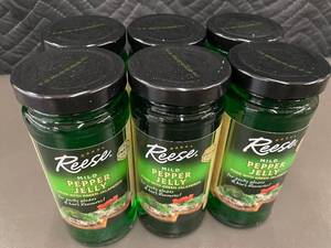 lot 295 image: Reeses Mild Pepper Jelly - 6-Pack - Made with Green Jalapeos