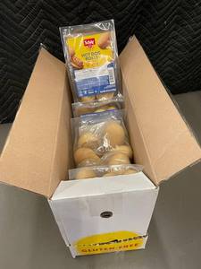 lot 413 image: Schar Gluten-Free Hot Dog Rolls, 4 Packs, 8 oz Each - Exp 012025