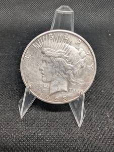 lot 11 image: Peace Dollar 1928-S - United States Silver Dollar Coin