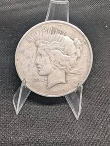 lot 12 image: 1926-D Peace Dollar 90% Silver