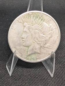 lot 14 image: 1922-S Peace Dollar - 90% Silver One Dollar Coin