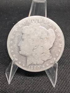 lot 16 image: Morgan Silver Dollar 1900-O - United States Silver Dollar