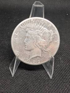 lot 26 image: 1922-S Peace Dollar 90% Silver