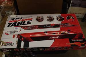 lot 1R image: Triumph 10-in-1 Multi-Game Table