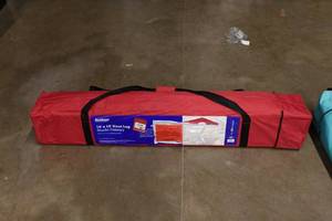 lot 1P image: Academy Sports Outdoors 10x10 Slant Leg Shade Canopy - Red