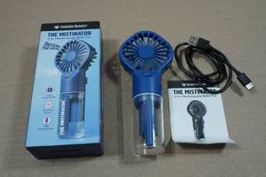 lot 60 image: Modern Money 2-in1 Rechargeable Water Fan