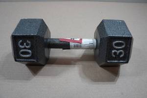 lot 81 image: 30lb Dumbbell