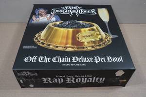 lot 166 image: Snoop Doggie Doggs Off the Chain Deluxe Pet Bowl