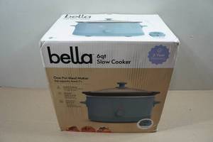 lot 167 image: Bella 6QT Slow Cooker