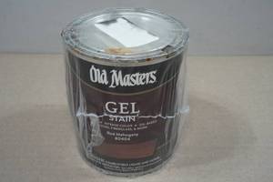 lot 223 image: 1QT Old Masters Gel Stain - Red Mahogany