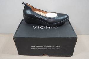 lot 251 image: Vionic Jacey Wedge Shoes -Size 7.5