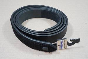 lot 254 image: Boston Leather 1.5 Hook and Loop Tipped Belt - Size 62