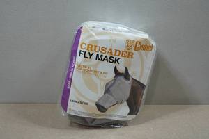 lot 265 image: Cashel Crusader Fly Mask - Long Nose - ArabSmall Horse