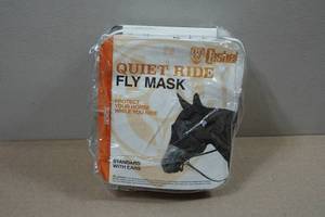 lot 266 image: Cashel Quiet Ride Fly Mask - Standard with Ears - Horse