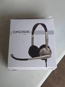 lot 16 image: Koss Stereophone with Noise Reduction Microphone CS100 (in original packaging)