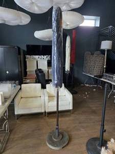 lot 119 image: Umbrella with Stand and Base 8 x 9 (black)