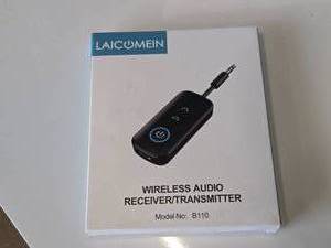 lot 38 image: Laicomein Wireless Audio ReceiverTransmitter (in original packaging)