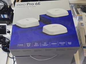 lot 39 image: Eero Pro 6E Tri-band Mesh WiFi System
