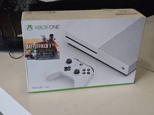 lot 42 image: Microsoft X-Box One Battlefield 1 500GB  Go Gaming Console (in original packaging)