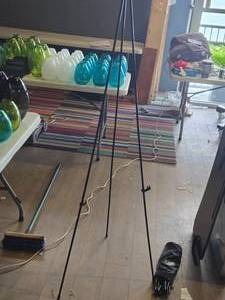 lot 55 image: Lot of (2) Portable Tripod Stands