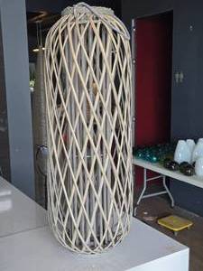 lot 165 image: Kalaou Willow Lantern 40 x 14
