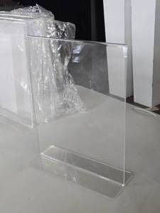 lot 181 image: Lot of (6) Plastic Display Stands 8-12 x 11