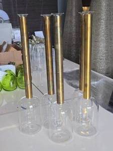 lot 298 image: Lot of (5) 19 12 Bud Vases - Zoya by Accent Dcor