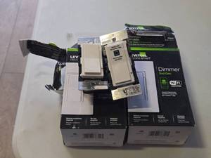 lot 359 image: Lot of (4) Leviton Decora Smart (2nd Gen) WiFi Digital Dimmer D26HD