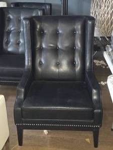 lot 111 image: Sunpan Bibiloteca Button Tufted Lounge Chair