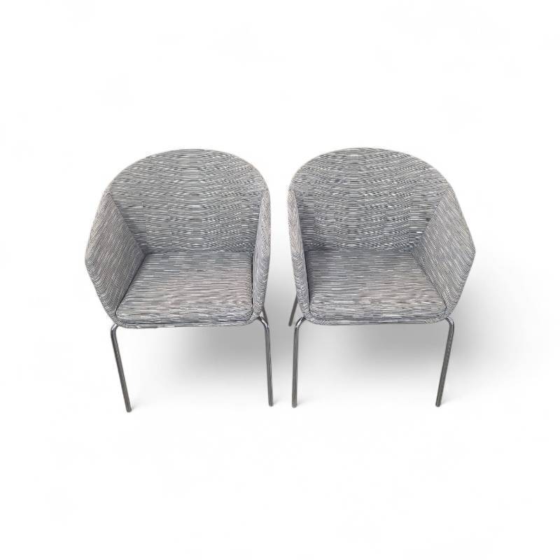 lot 63 image: 2 Fling Guest Chair by Encore Retails for $1359 each when new