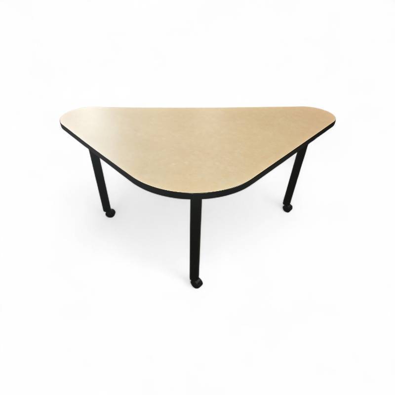 lot 95 image: 2 Angular Tables on Wheels 61x34x29