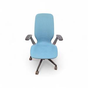 lot 21 image: Steelcase Case SilQ Task Chair Teal Retails new for $899
