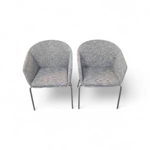 lot 64 image: 2 Fling Guest Chair by Encore Retails for $1359 each when new